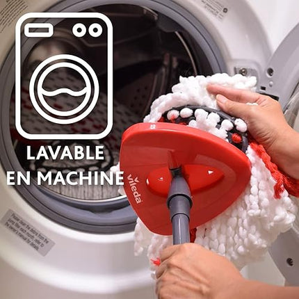 Vileda Turbo - balai + seau à pédale - E-menage