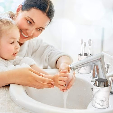 bonVIVO - Lot de 4 accessoires de salle de bain