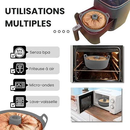 Moule silicone pour friteuse à air