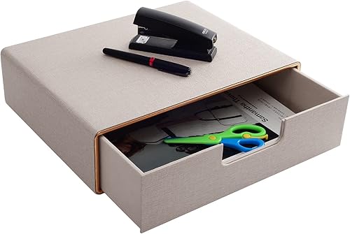 xnone- boîte à tiroirs de bureau avec 3 compartiments A4 fermés - E-menage