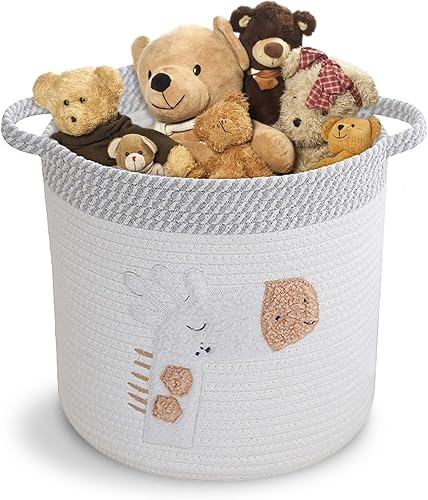 Panier à Linge en Coton Tissé