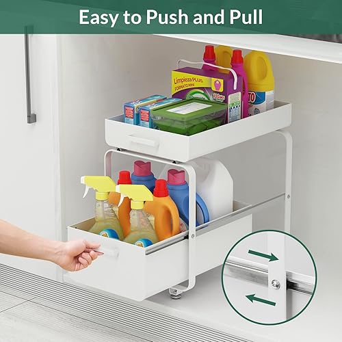 Todeco - Étagère de Rangement sous évier - E-menage