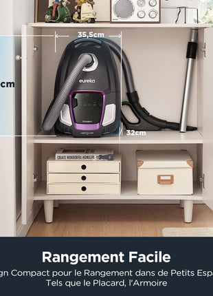 Aspirateur Traîneau Compact Eureka NEN300 avec Sac - E-menage