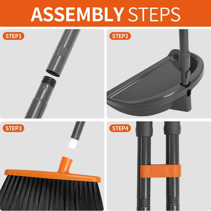 Lightweight Broom + Dustpan