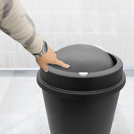 psetebo - 50l anthracite plastic bin