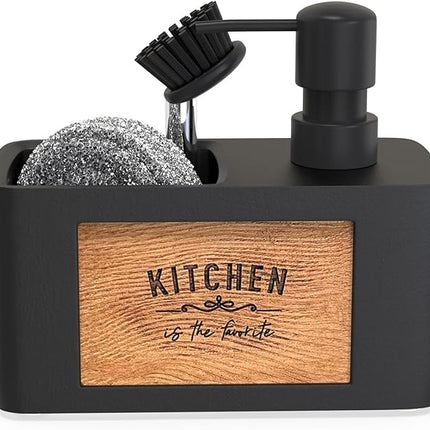 Distributeur de savon liquide blanc conçu pour la cuisine