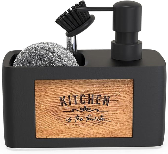 Distributeur de savon liquide blanc conçu pour la cuisine