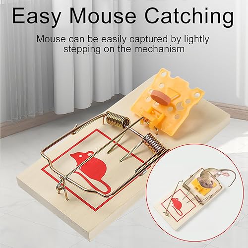 ShiWuYou - Lot de 4 Pièges à souris - E-menage