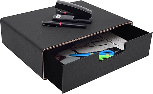 xnone- boîte à tiroirs de bureau avec 3 compartiments A4 fermés - E-menage