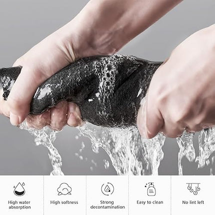 Pack of 10 thick magic microfiber cleaning cloths