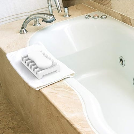 Topsky - Lot de 2 porte-savon en silicone - E-menage