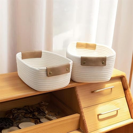 Panier de rangement tressé