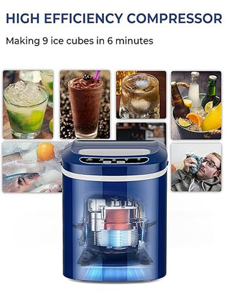 RELAX4LIFE - Machine à glaçons autonettoyante - E-menage