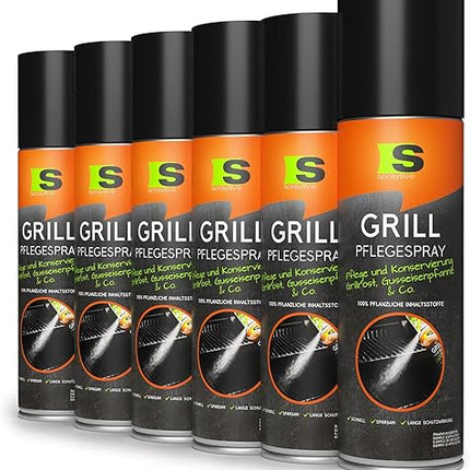 Spraytive - Lot de 6 sprays anti-adhésif pour barbecue - E-menage