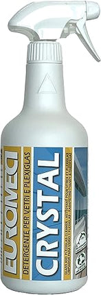 Euromeci Crystal Nettoyant pour vitres et plexiglas, 750 ml - E-menage