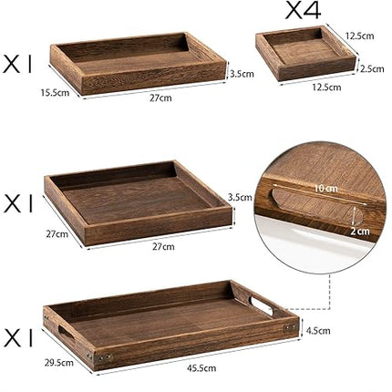 yangbaga - 7pcs de Plateau de Service - E-menage