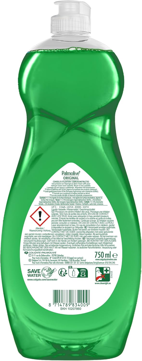 PALMOLIVE - Liquide Vaisselle 750ml - E-menage