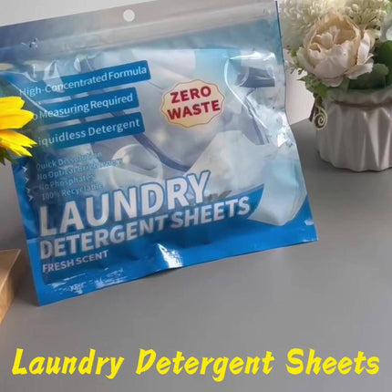 Ultra-Concentrated Laundry Detergent Sheets - 240/300/360pcs, Sustainable & Plastic-Free, Powerful Stain Removal, Perfect for Home, Dorm, Travel & Hotels