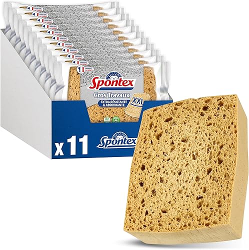 Spontex - Lot de 11 Eponge Gros Travaux
