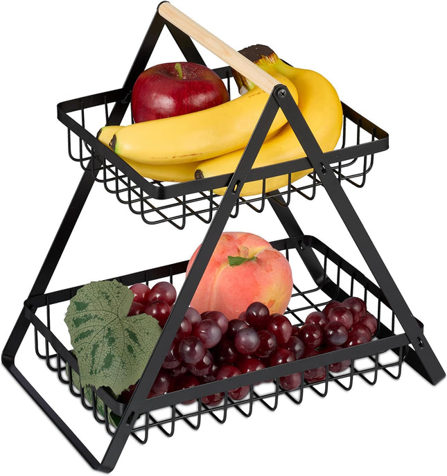 Corbeille à Fruits et légumes, 2 Niveaux