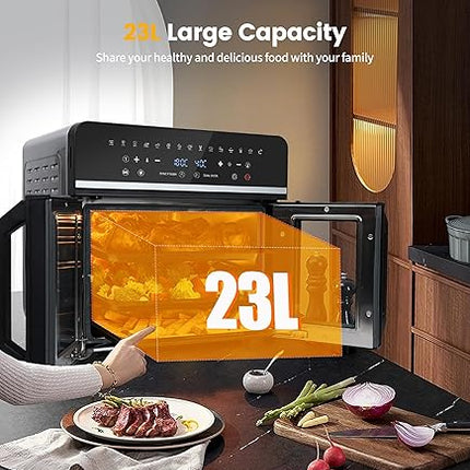 Friteuse à air sans huile XXL  1800W , 23L