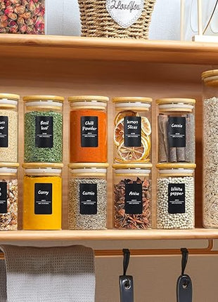 ComSaf® - lot de 12 pots à épices - E-menage