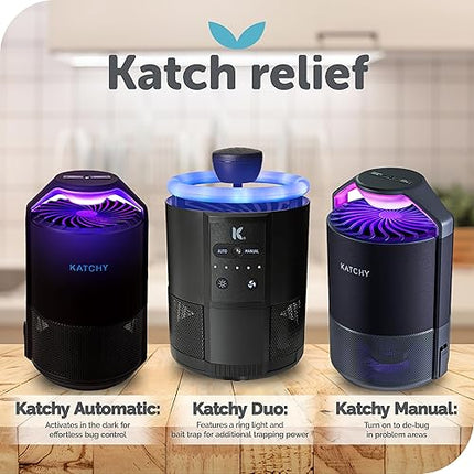 Katchy Midnight - Piège à insectes d'intérieur avec réglage automatique - E-menage