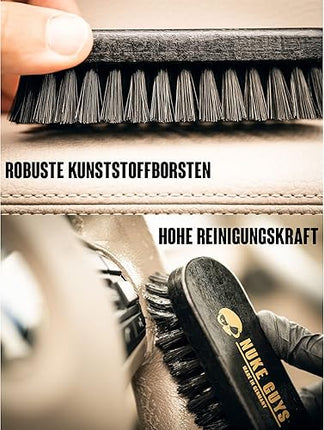 Nuke Guys See Through - Lot de 5 nettoyants 500 ml pour vitres + chiffon gaufré + pinceau - E-menage