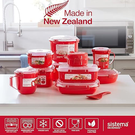 Sistema Heat and Eat - lot de 3 boîtes à déjeuner - E-menage