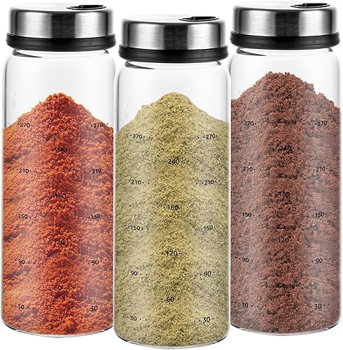 zofun - lot de 3 pots à épices - E-menage