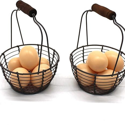 CVHOMEDECO-  Lot de 2 mini paniers à œufs