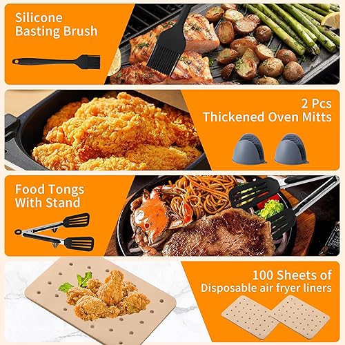 Accessoires pour Friteuse à Air , 9pièces - E-menage