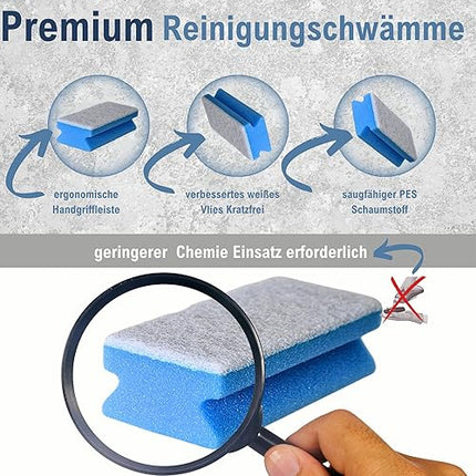 XXL Sponge & Perfect - Lot de 8 éponges professionnelles