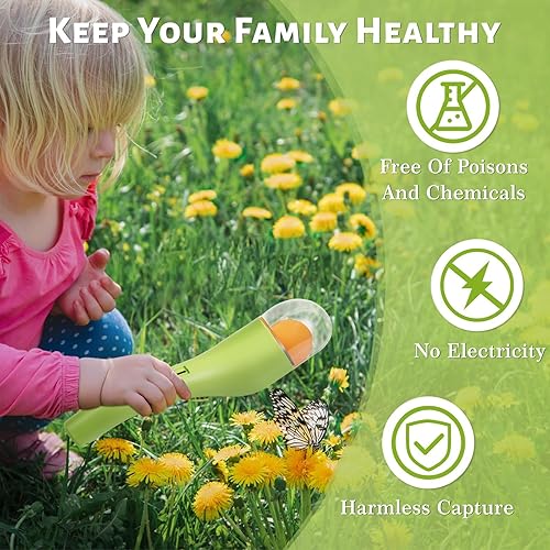 BASVII - Lot de 2 attrape-insectes vivants - E-menage