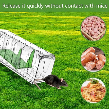 Lot de 2 pièges à souris vivant - E-menage