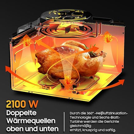 iceagle - Friteuse à air chaud XXL