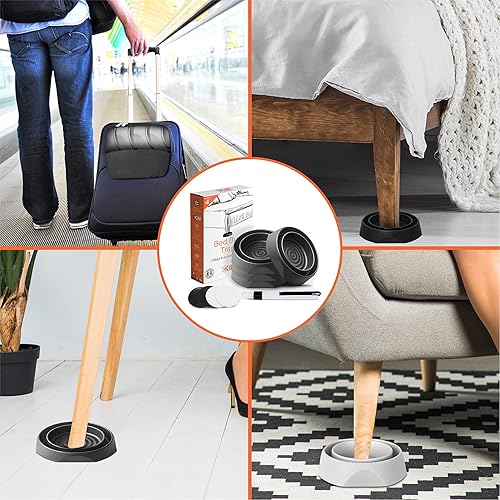 KALIGEN® - Kit de 4 Pièges anti punaises de lit - E-menage