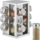 Relaxdays - tourniquet à épices avec un lot de 12 pots - E-menage