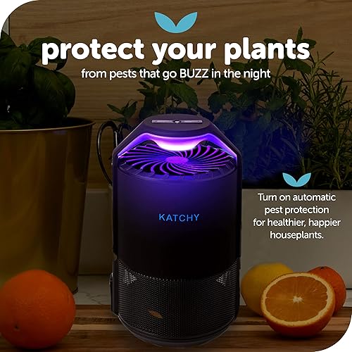 Katchy Midnight - Piège à insectes d'intérieur avec réglage automatique - E-menage