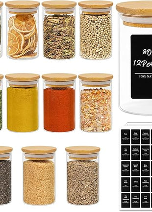 ComSaf® - lot de 12 pots à épices - E-menage