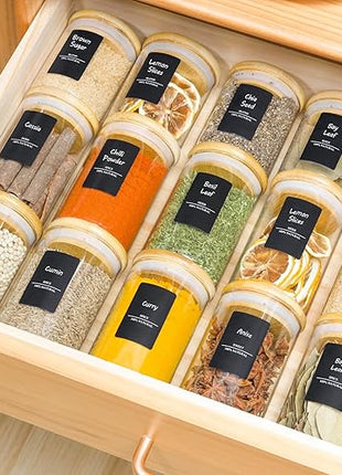 ComSaf® - lot de 12 pots à épices - E-menage