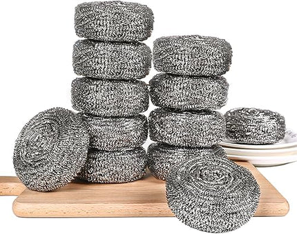Set of 12 steel sponges