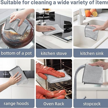 Set of 12 multifunctional dishcloths
