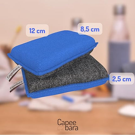 CAPEEBARA - Set of 2 reusable washable sponges