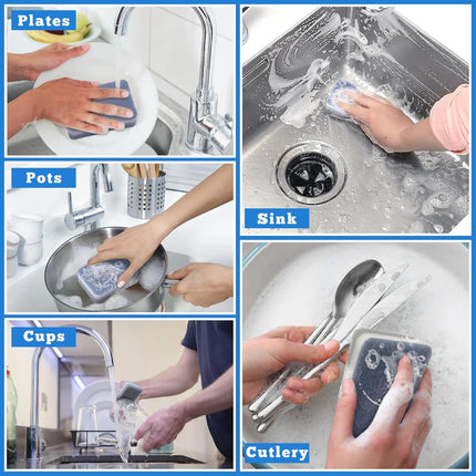 Distributeur de savon liquide 2 en 1 pour vaisselle