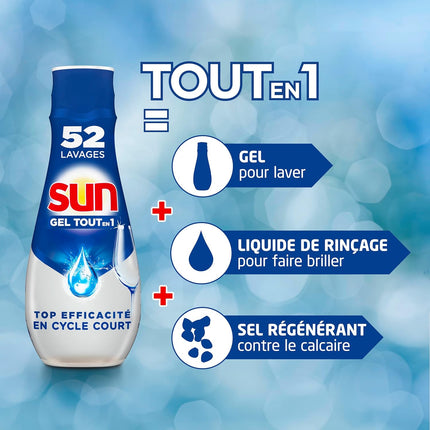 SUN - Gel Lave-Vaisselle Tout En 1