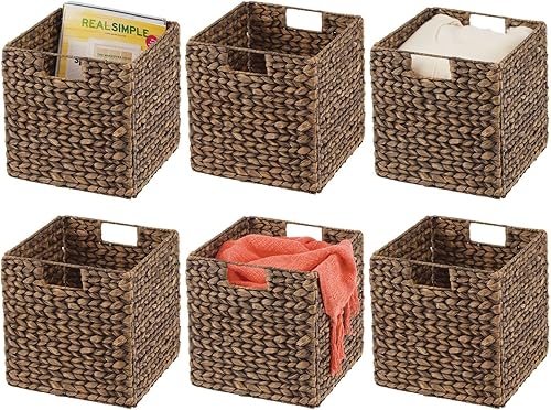 mDesign - Lot de 6 paniers de rangement - E-menage