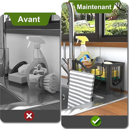 Organisateur pour éponges d'évier de cuisine
