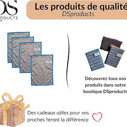 lot de 5 chiffons de nettoyage professionnels en microfibre