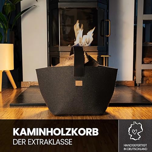 Panier à bois de cheminée - E-menage